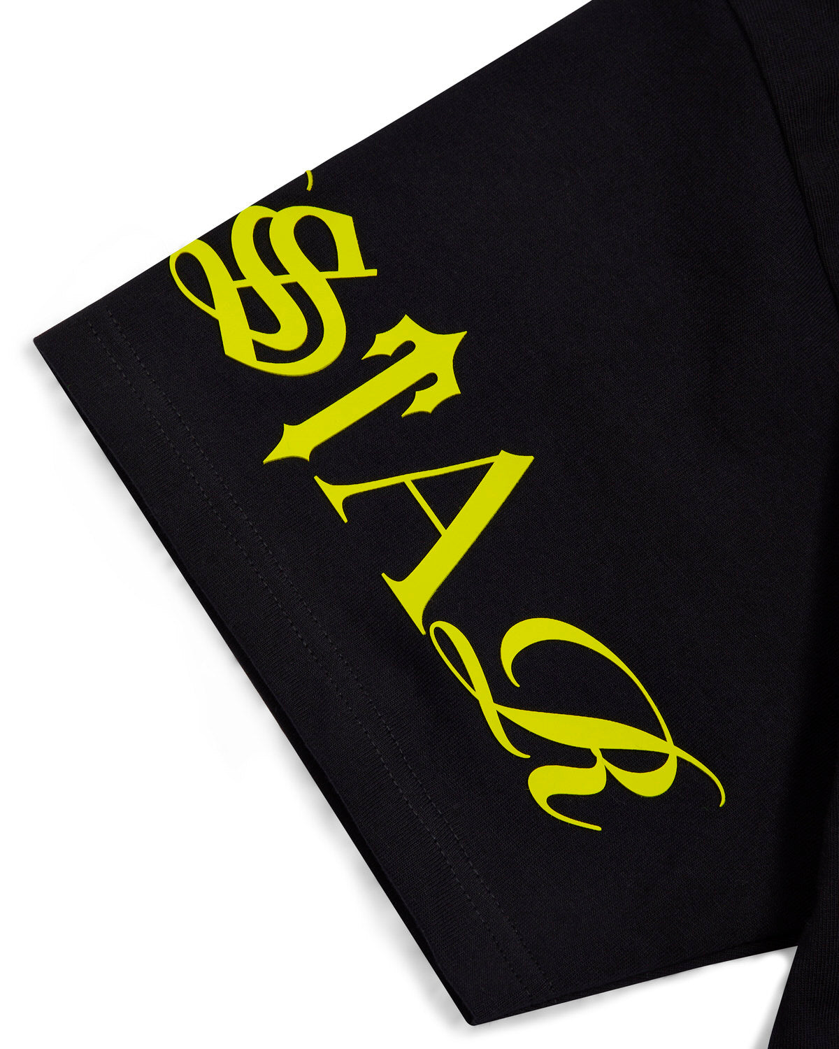 Black Mens Trapstar Script T-Shirt | LYF-096375