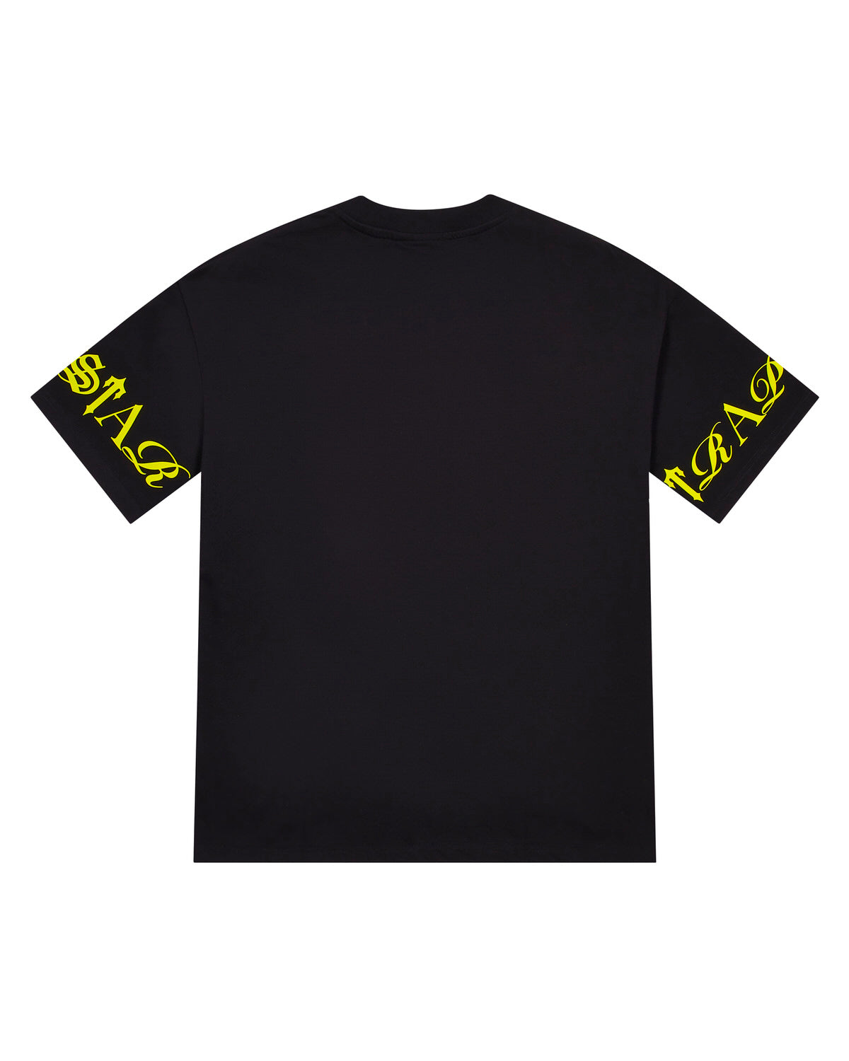 Black Mens Trapstar Script T-Shirt | LYF-096375