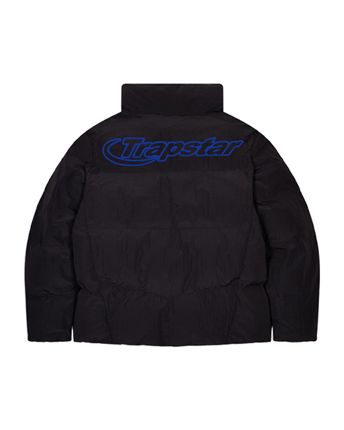 Black / Blue Mens Trapstar Hyperdrive Ripstop Puffer Jackets | WMA-946132