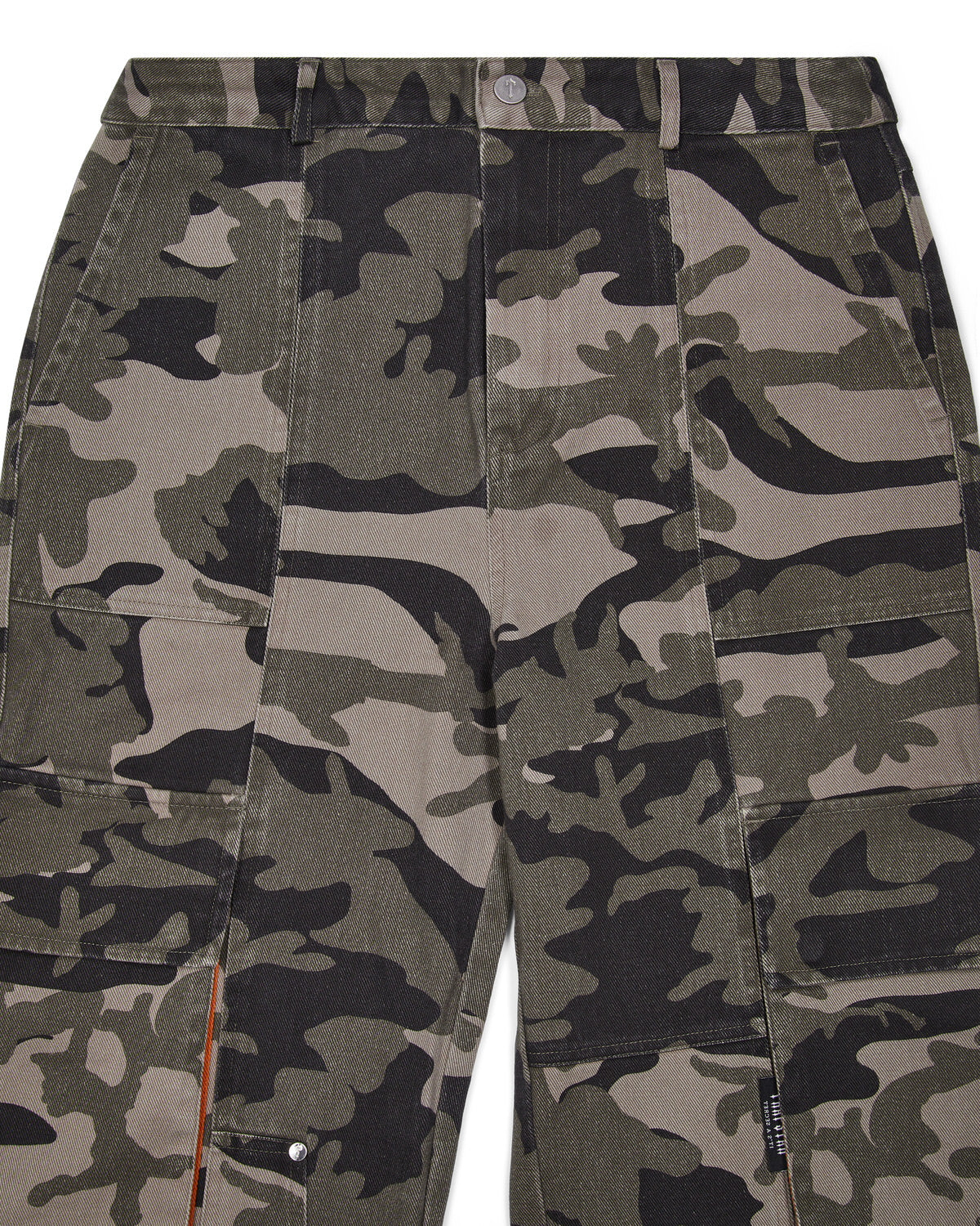 Black / Camo Mens Trapstar Cargo Pants | GNJ-605723