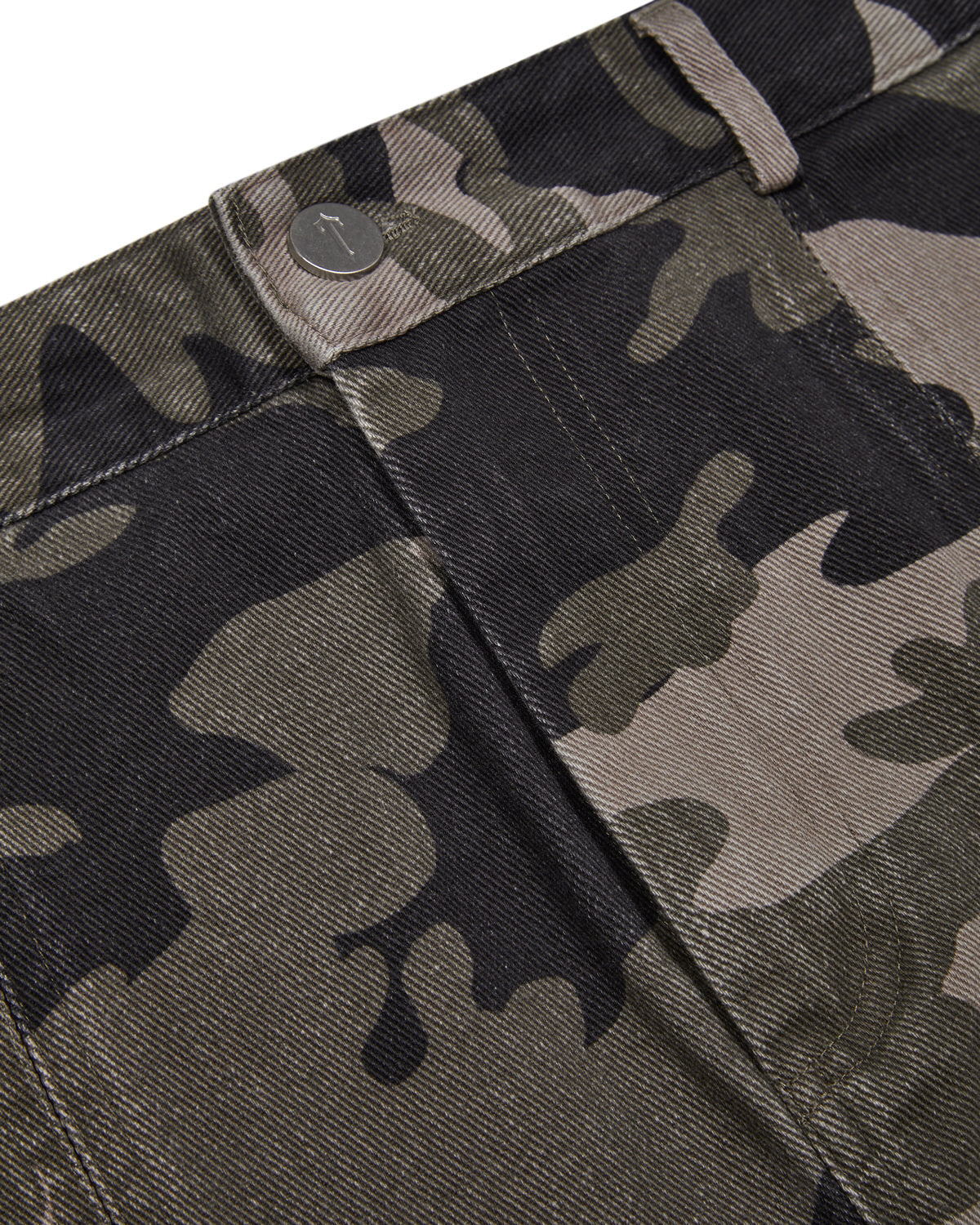 Black / Camo Mens Trapstar Cargo Pants | GNJ-605723