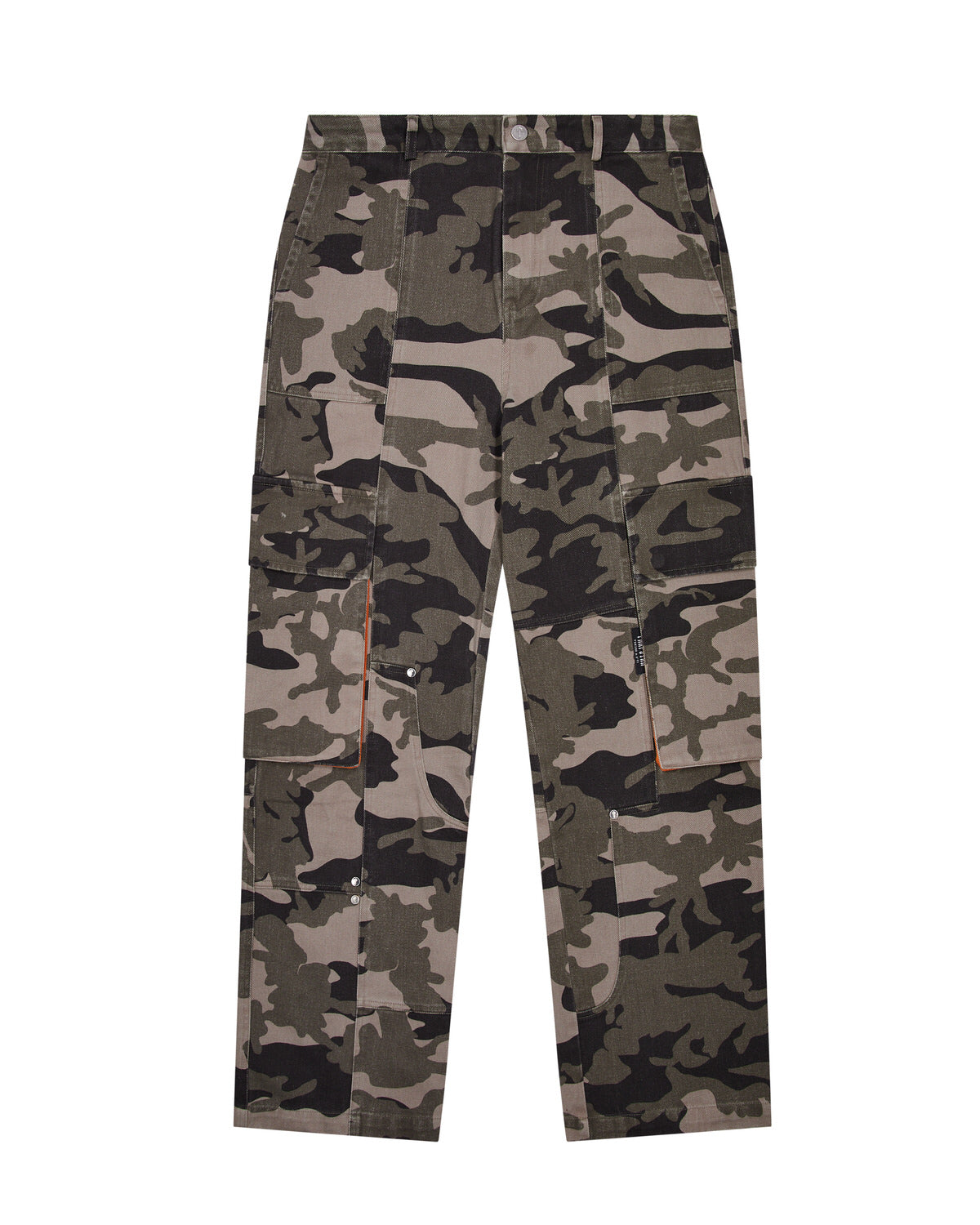 Black / Camo Mens Trapstar Cargo Pants | GNJ-605723