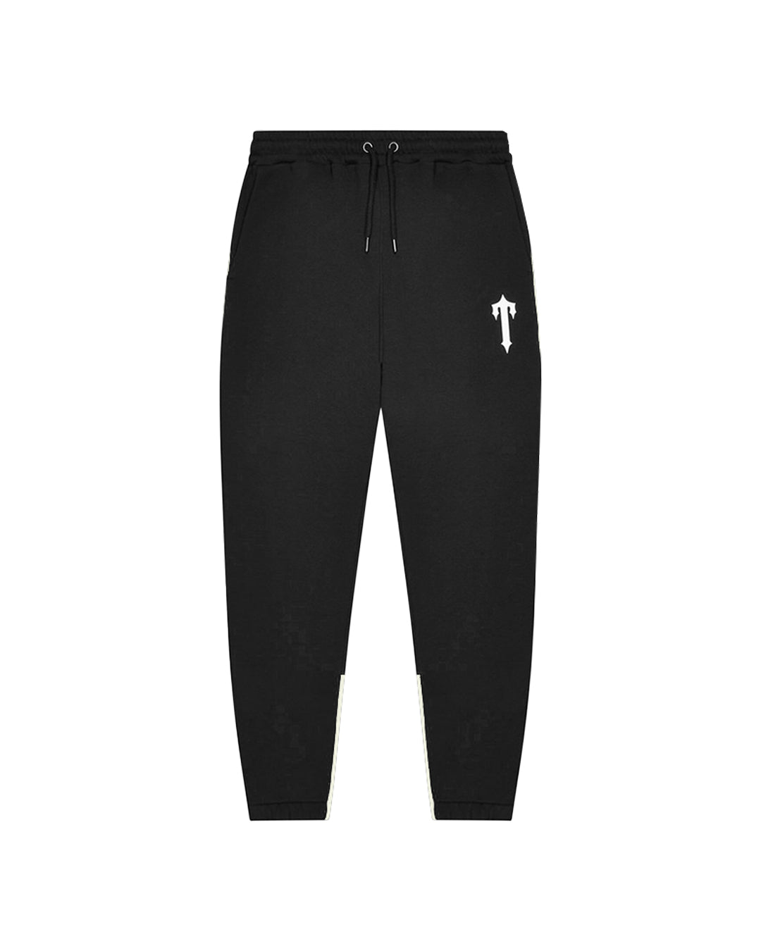 Black / Cream Mens Trapstar Irongate Arch Panel Tracksuits | AFM-817642