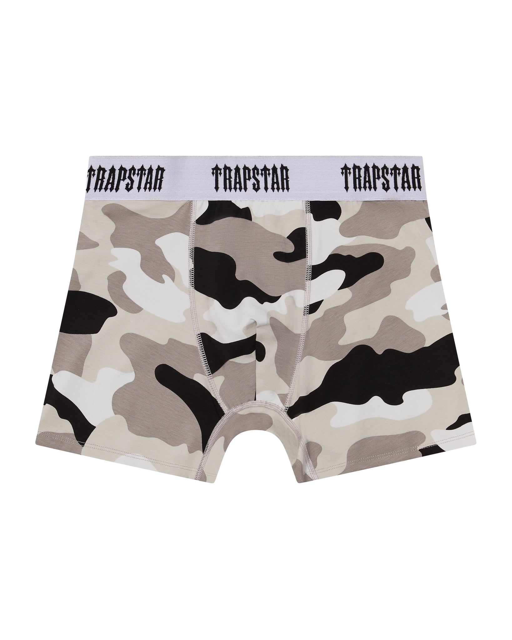 Black / Grey / Camo Mens Trapstar 3 Pack Boxer | VEH-712583