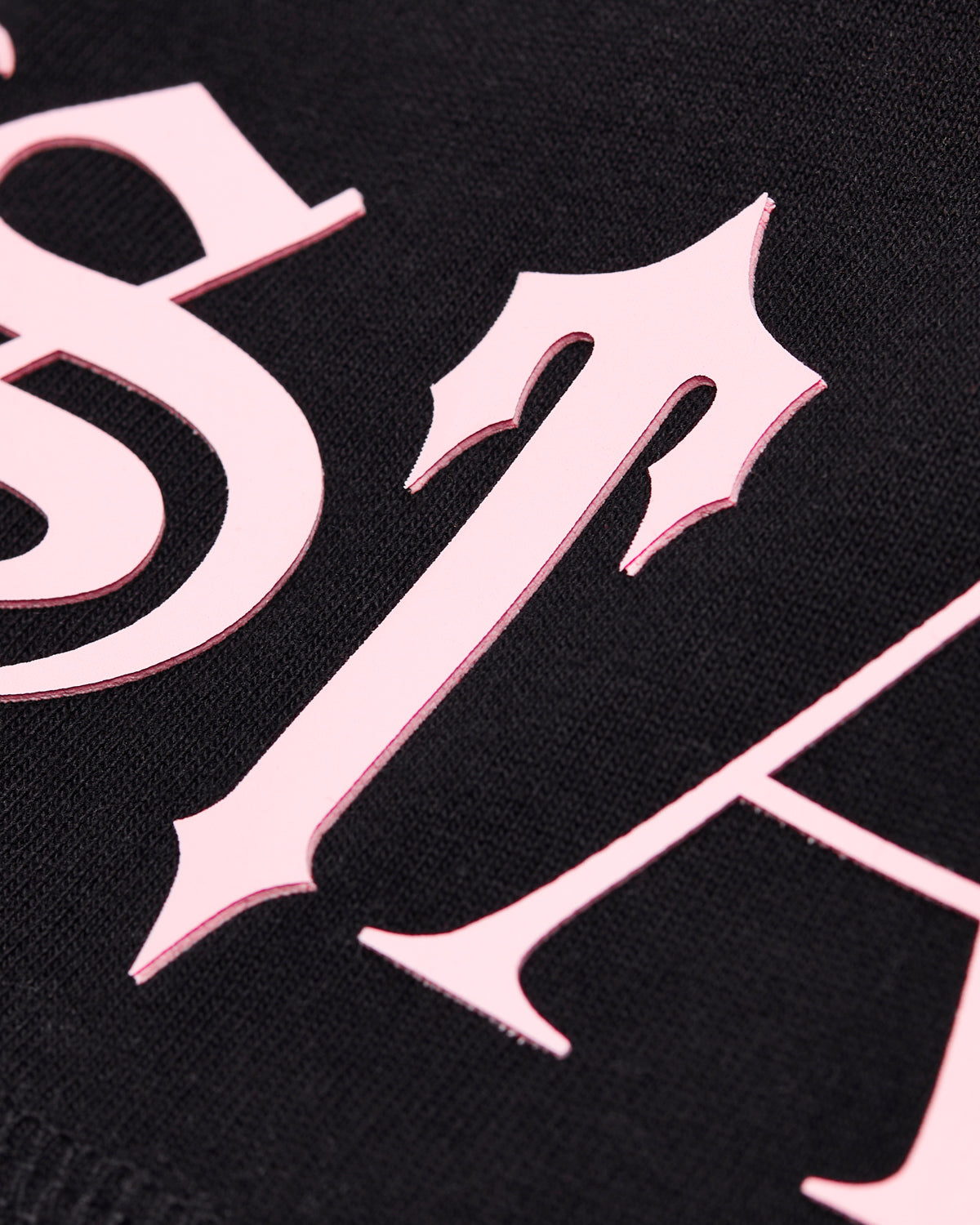 Black / Pink Mens Trapstar Script T-Shirt | ZKT-374650