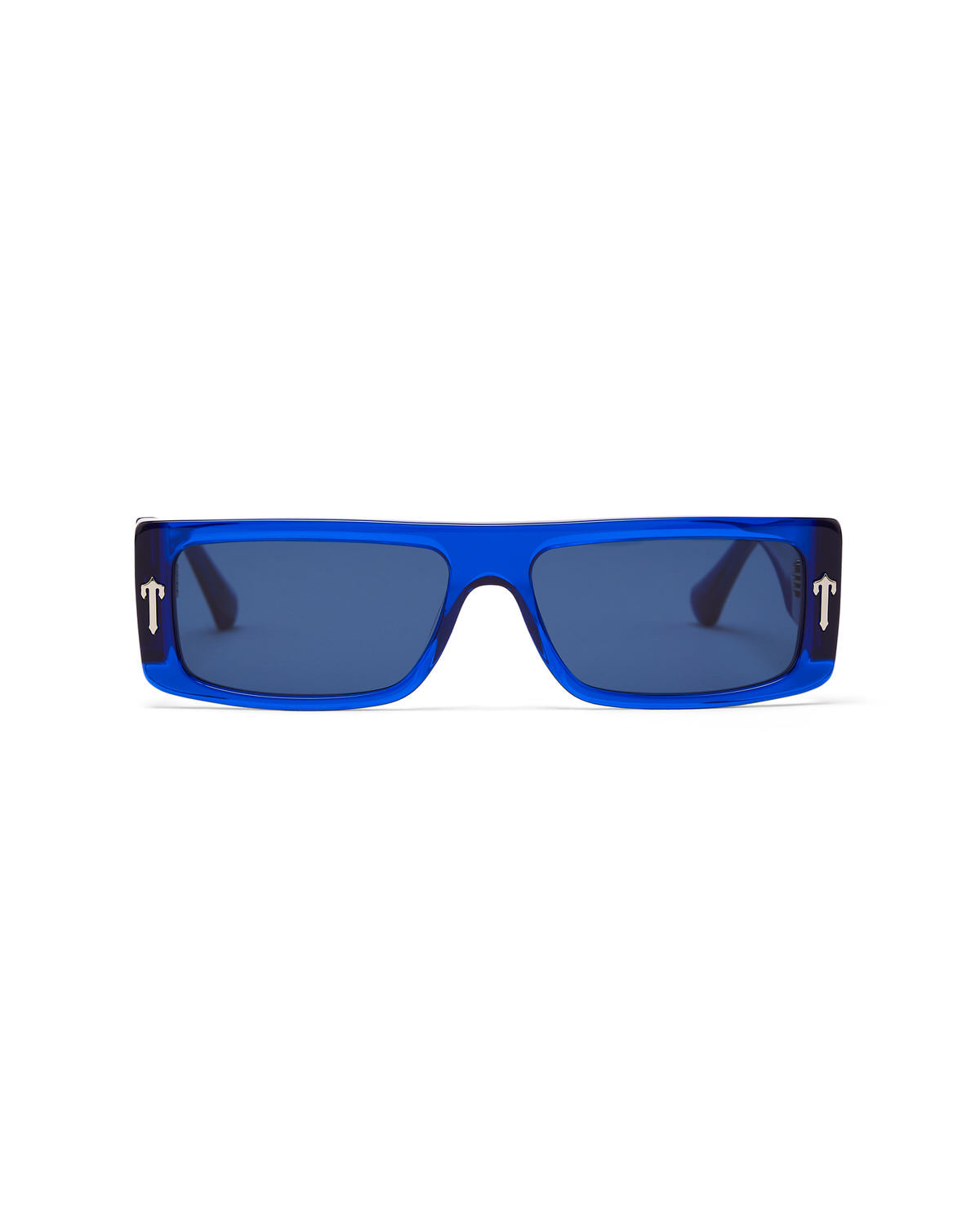 Blue Mens Trapstar Decoded Acetate Sunglasses | PRH-698235