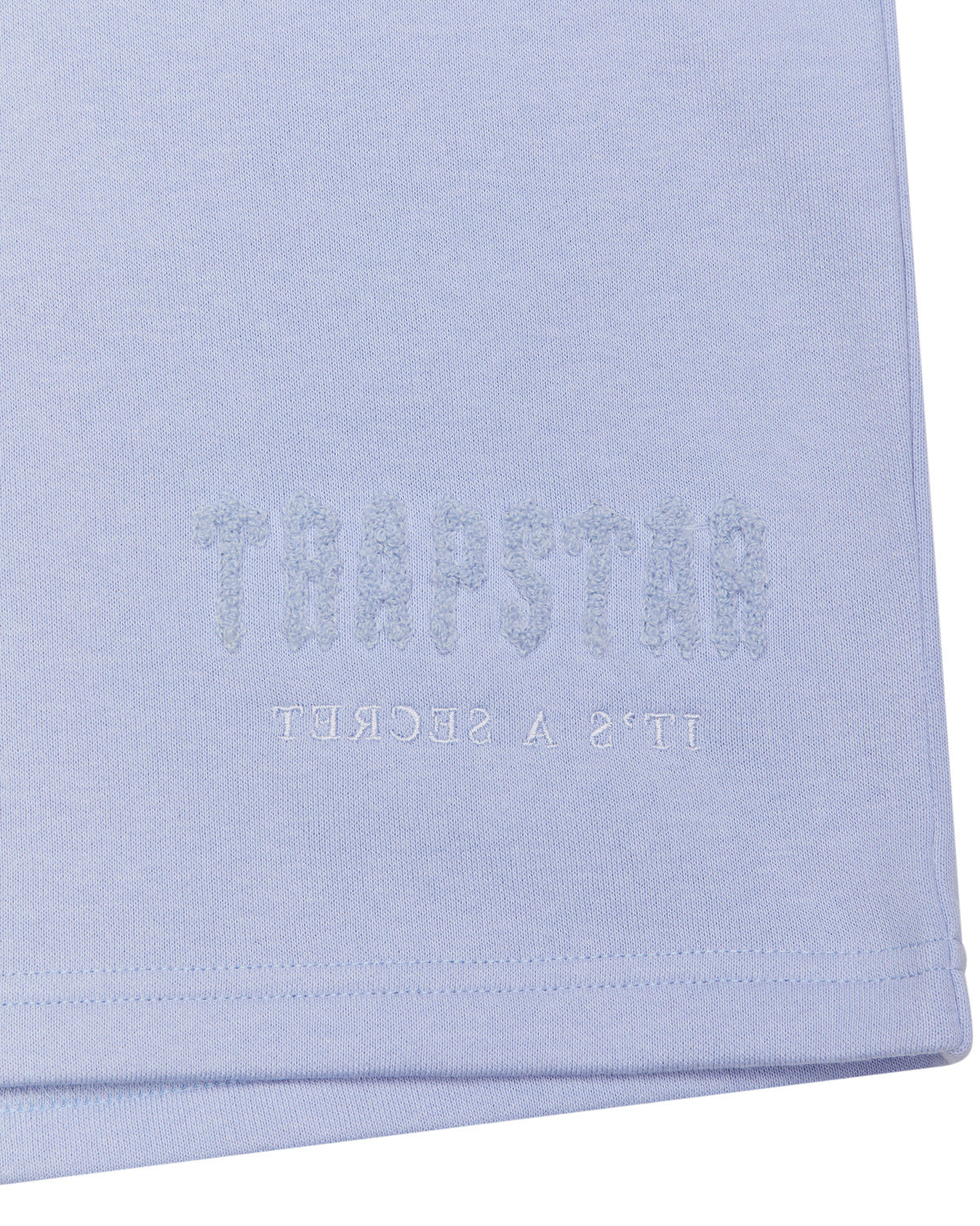 Blue Mens Trapstar Decoded Chenille Shorts | WCJ-187259