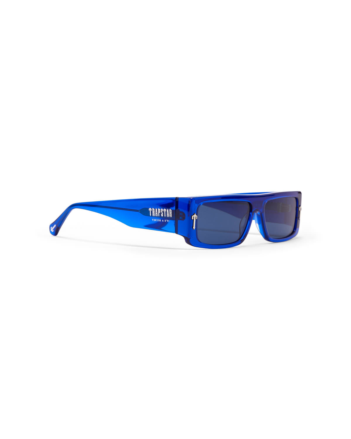 Blue Womens Trapstar Decoded Acetate Sunglasses | CRJ-681423