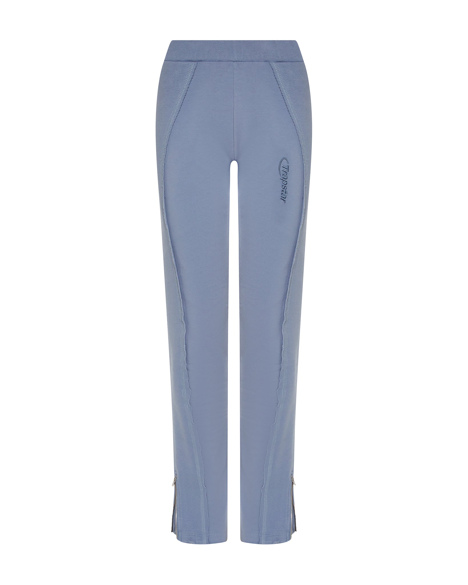 Blue Womens Trapstar Hyperdrive Rib Panel Track Trousers | DYB-827563