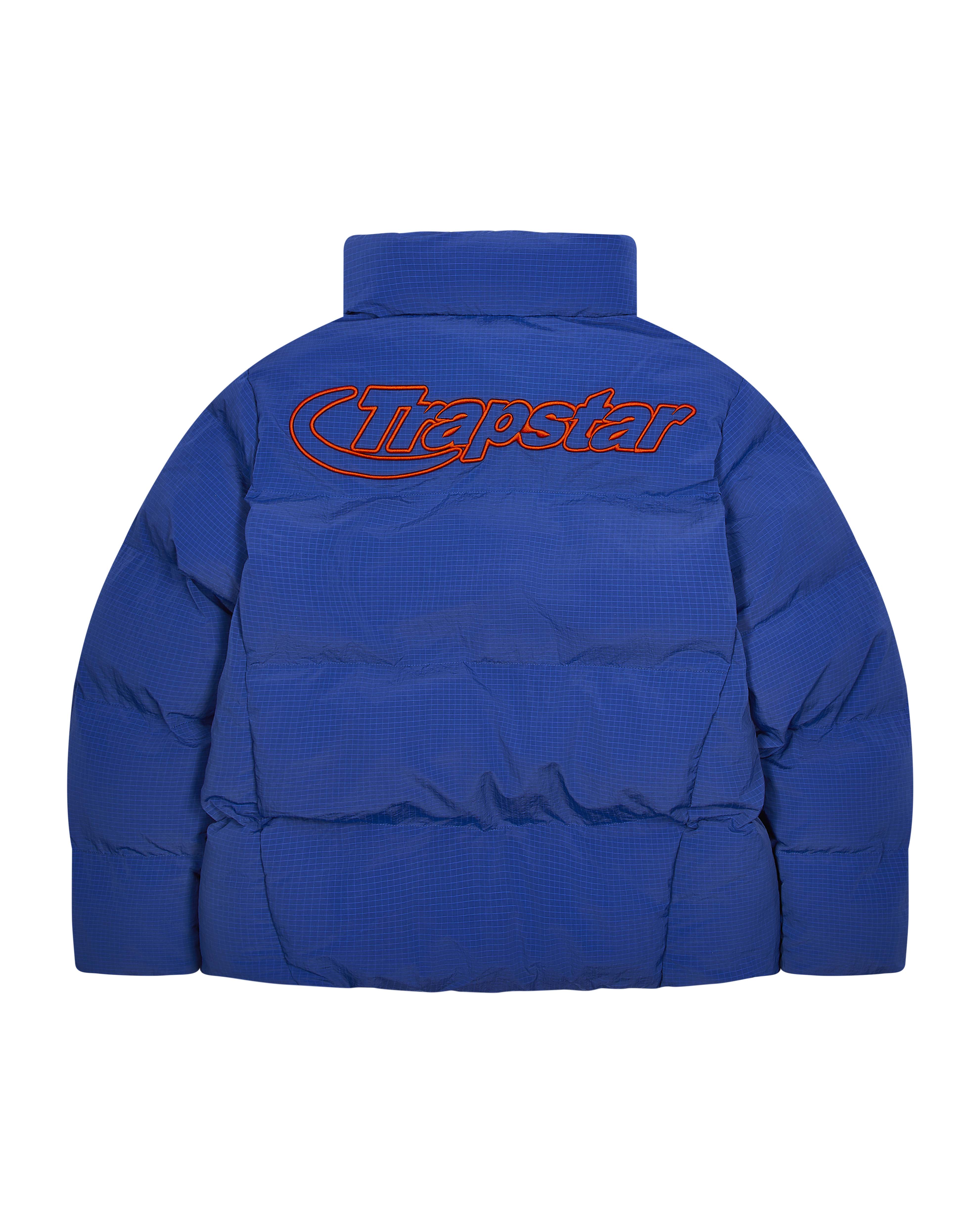 Blue / Orange Mens Trapstar Hyperdrive Ripstop Puffer Jackets | SOR-045689