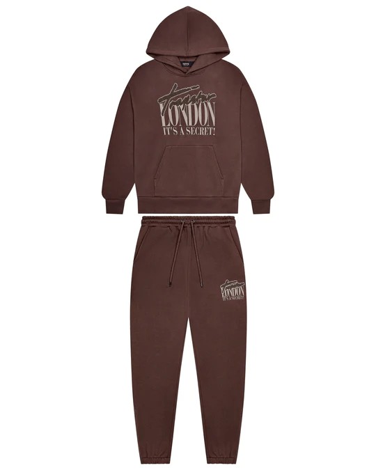 Brown / Crystal Mens Trapstar London Tracksuits | NKL-573068