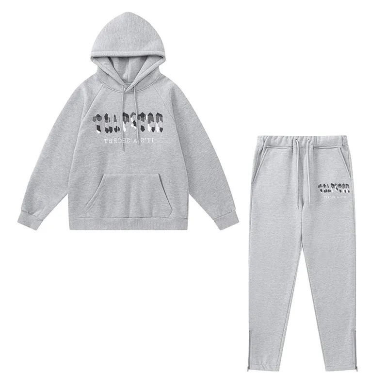 Grey Mens Trapstar It’s A Secret Tracksuits | MBY-503476