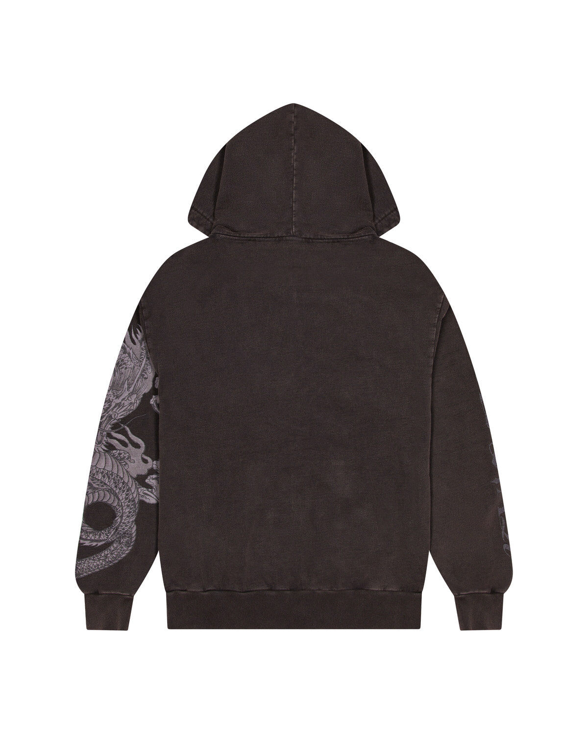 Grey Mens Trapstar x Ed Hardy Script Hoodie | QOX-896724