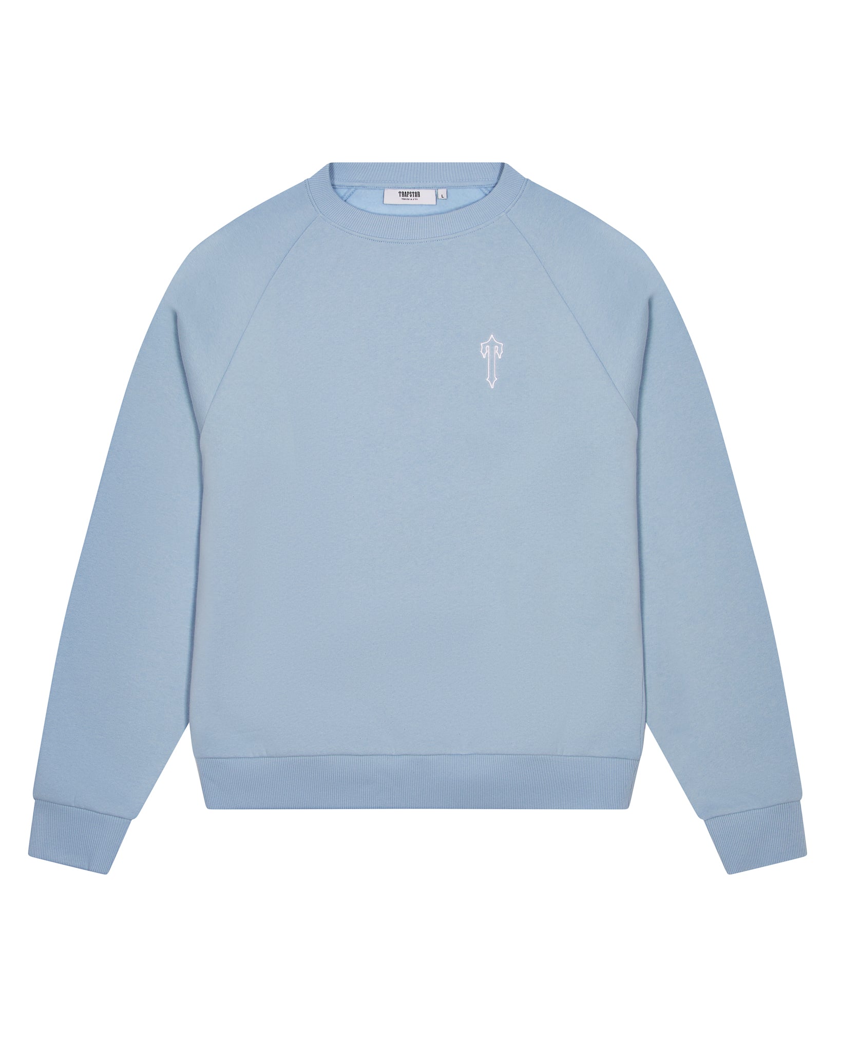 Light Blue Mens Trapstar Foundation Crew Sweatshirts | QTY-268153