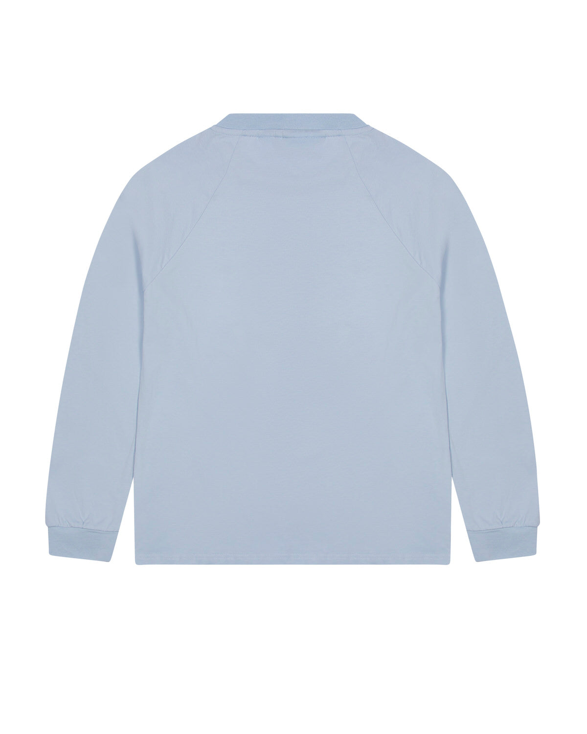 Light Blue Mens Trapstar Foundation LS T-Shirt | PEB-830271