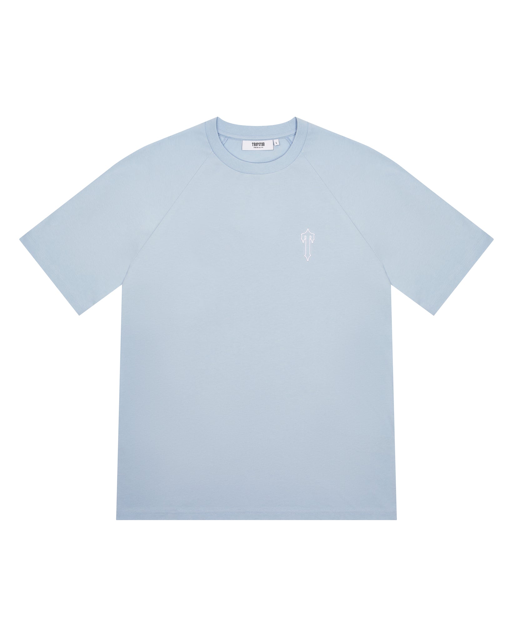 Light Blue Mens Trapstar Foundation T-Shirt | PYG-601752