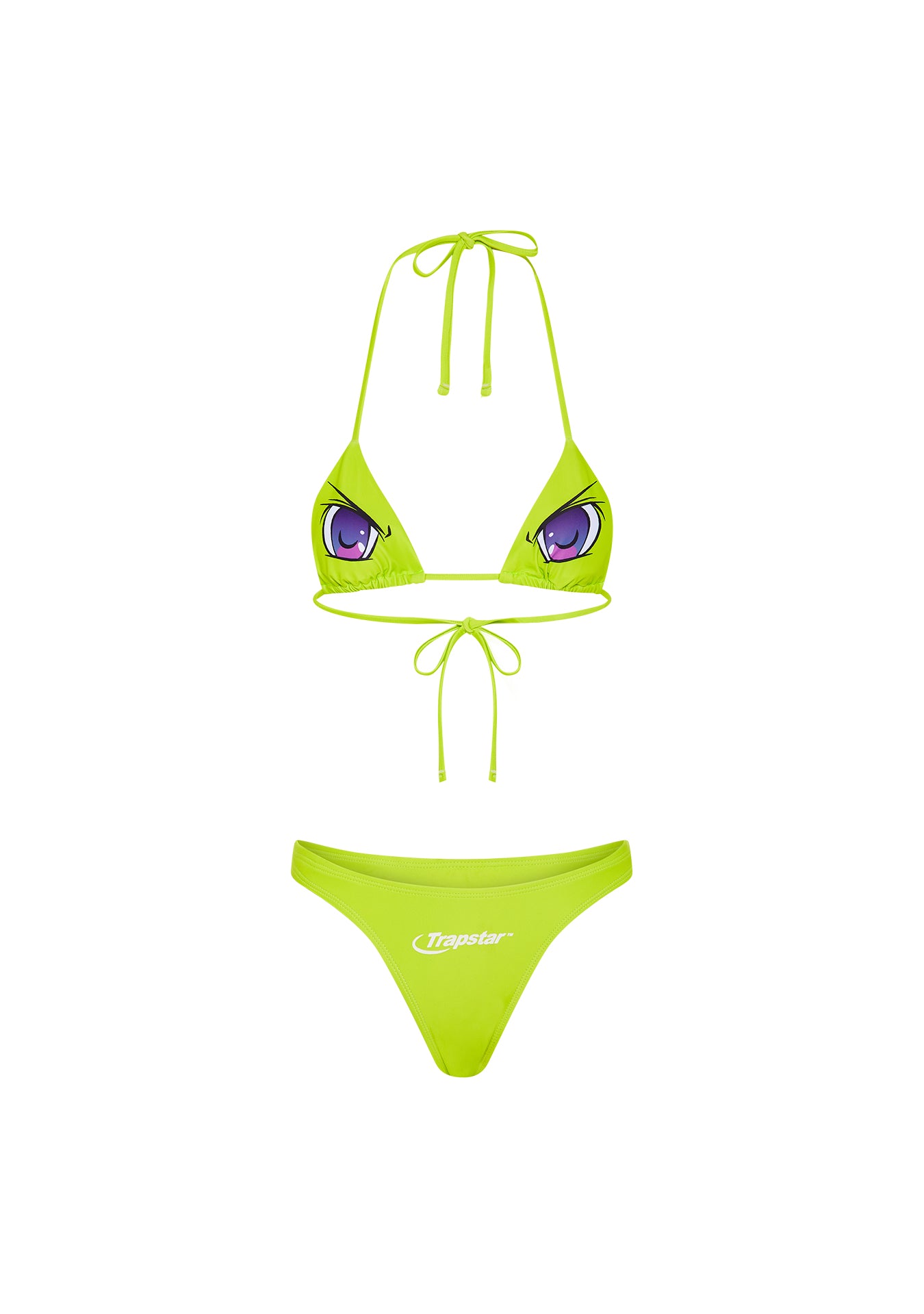 Light Green Womens Trapstar Anime Bikini Bottoms | KNI-274609