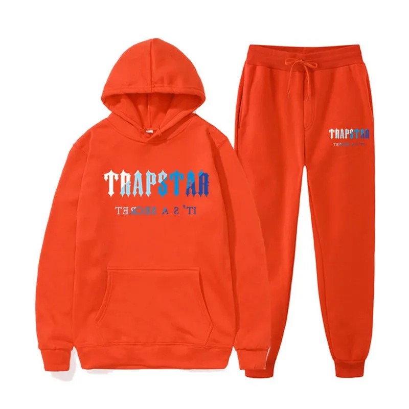 Orange Mens Trapstar It’s A Secret Tracksuits | TAD-173046