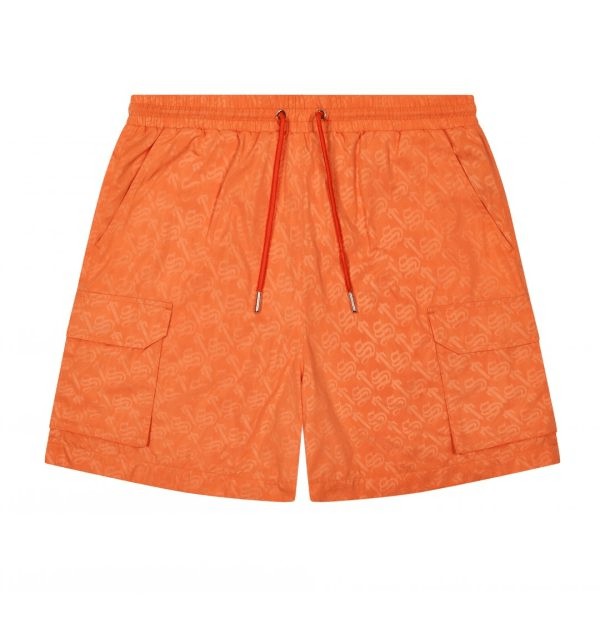 Orange Mens Trapstar London Monogram Shorts | ACI-625310