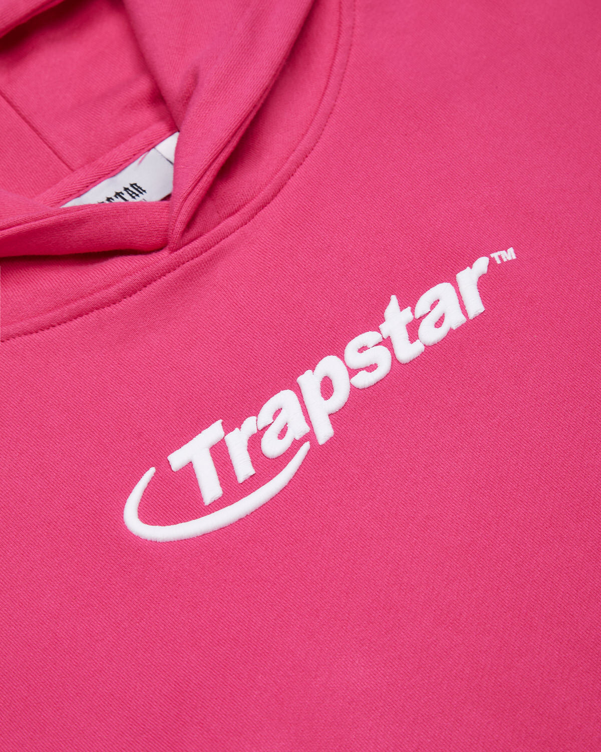 Pink Mens Trapstar Hyperdrive Hoodie Hoodie | IHC-142095