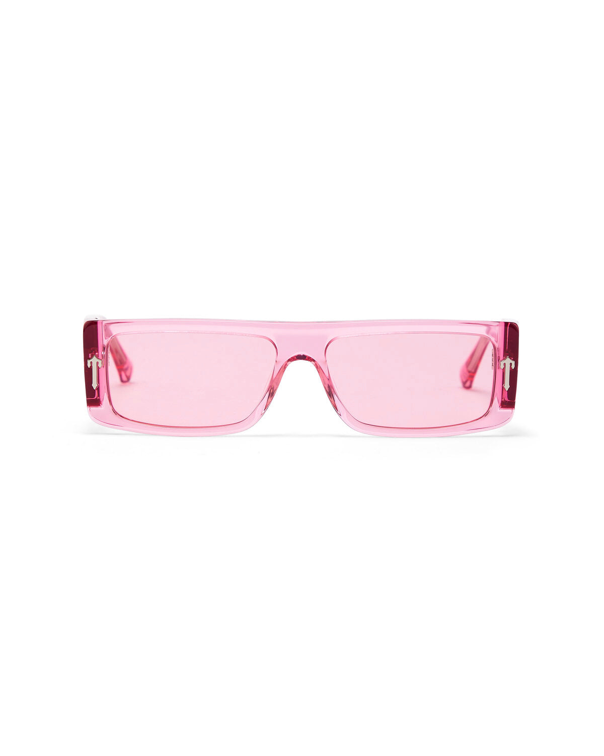 Pink Womens Trapstar Decoded Acetate Sunglasses | HPG-031842