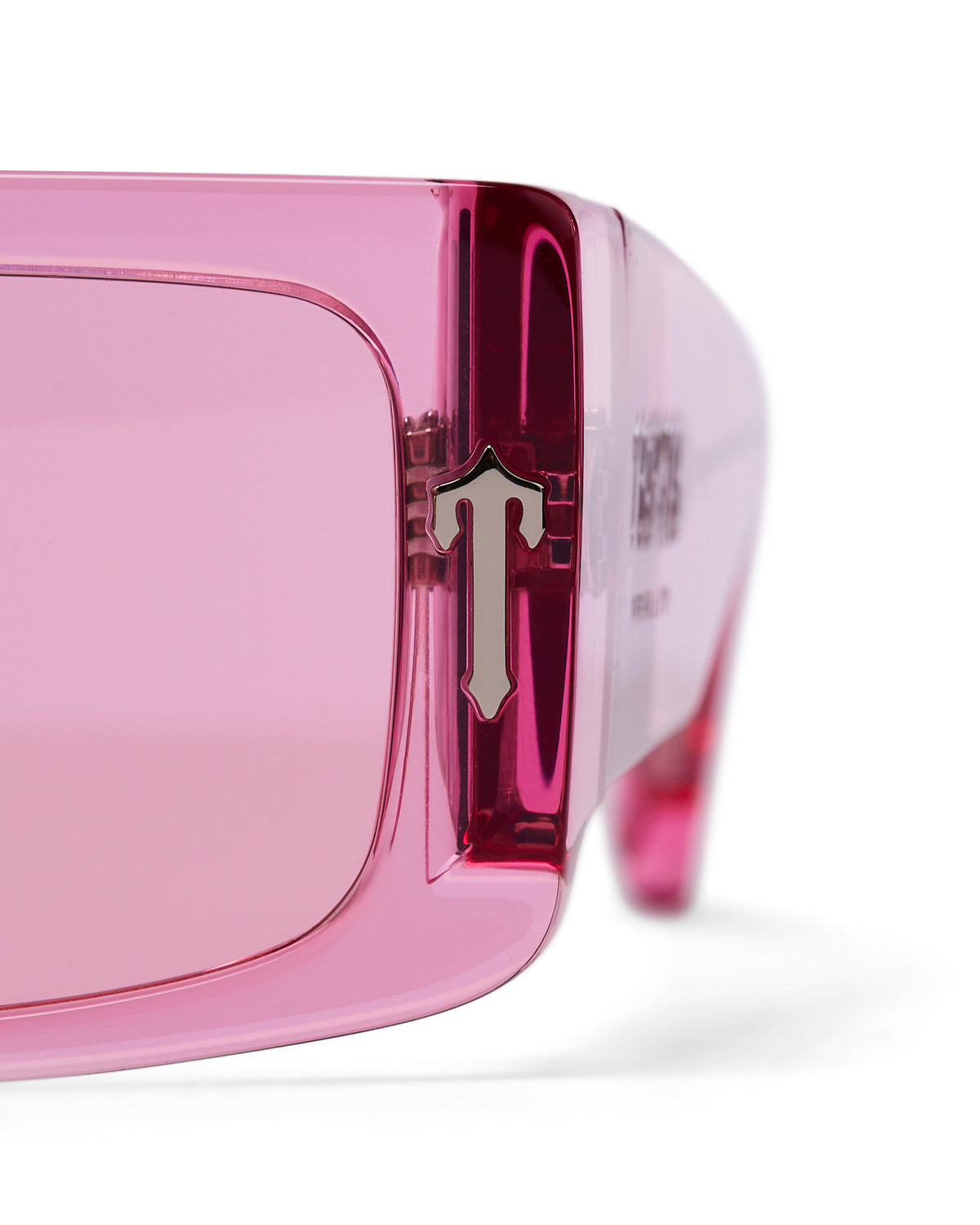 Pink Womens Trapstar Decoded Acetate Sunglasses | HPG-031842