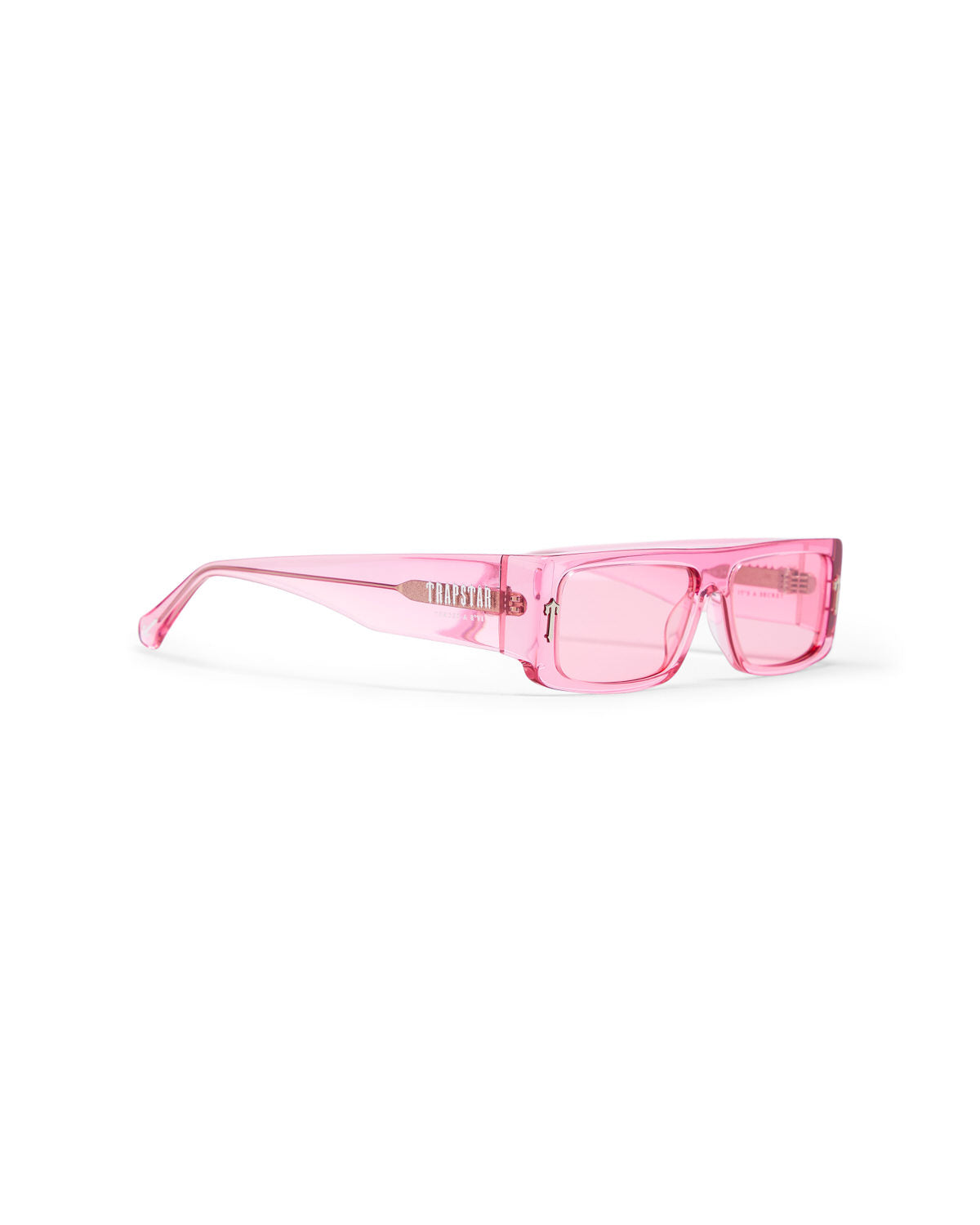 Pink Womens Trapstar Decoded Acetate Sunglasses | HPG-031842