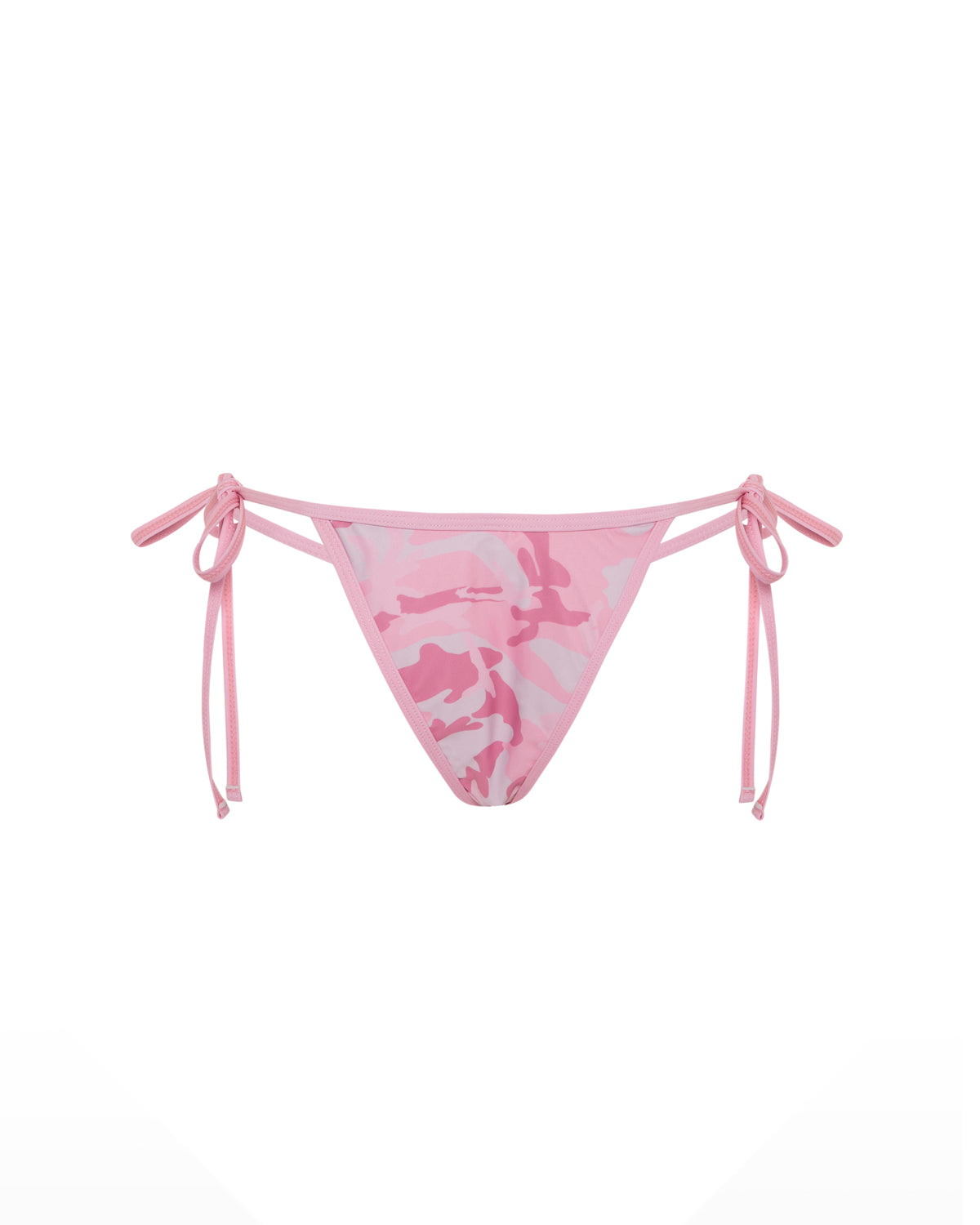 Pink Womens Trapstar Hyperdrive Tie Side Bikini Bottoms | HGW-061427