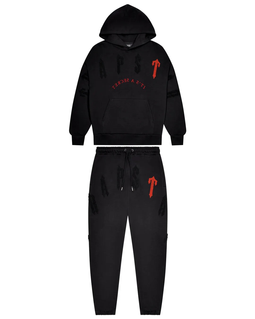 Red Mens Trapstar Irongate Arch Chenille 2.0 Tracksuits | VJH-296183