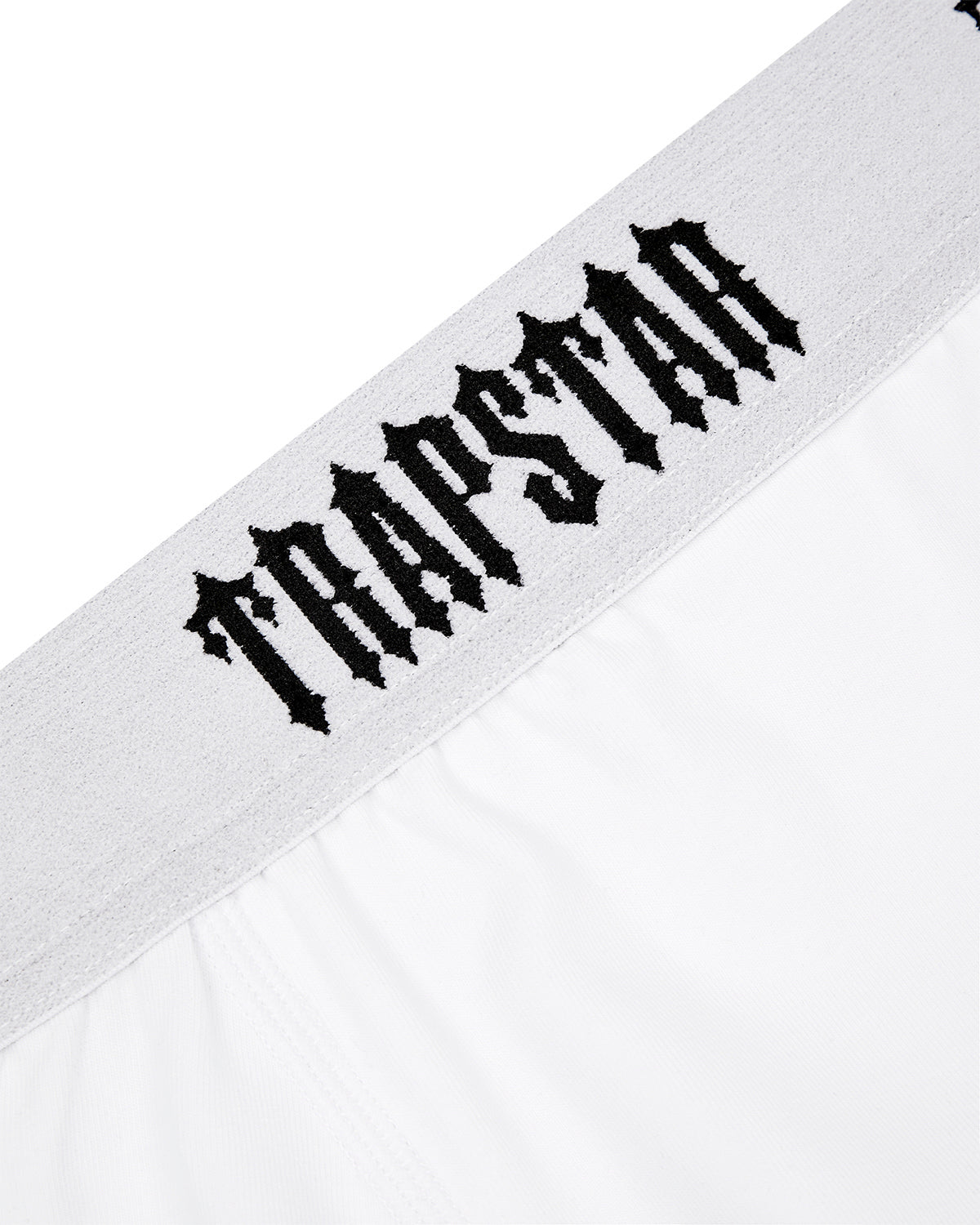 White Mens Trapstar 3 Pack Boxer | OBH-490856