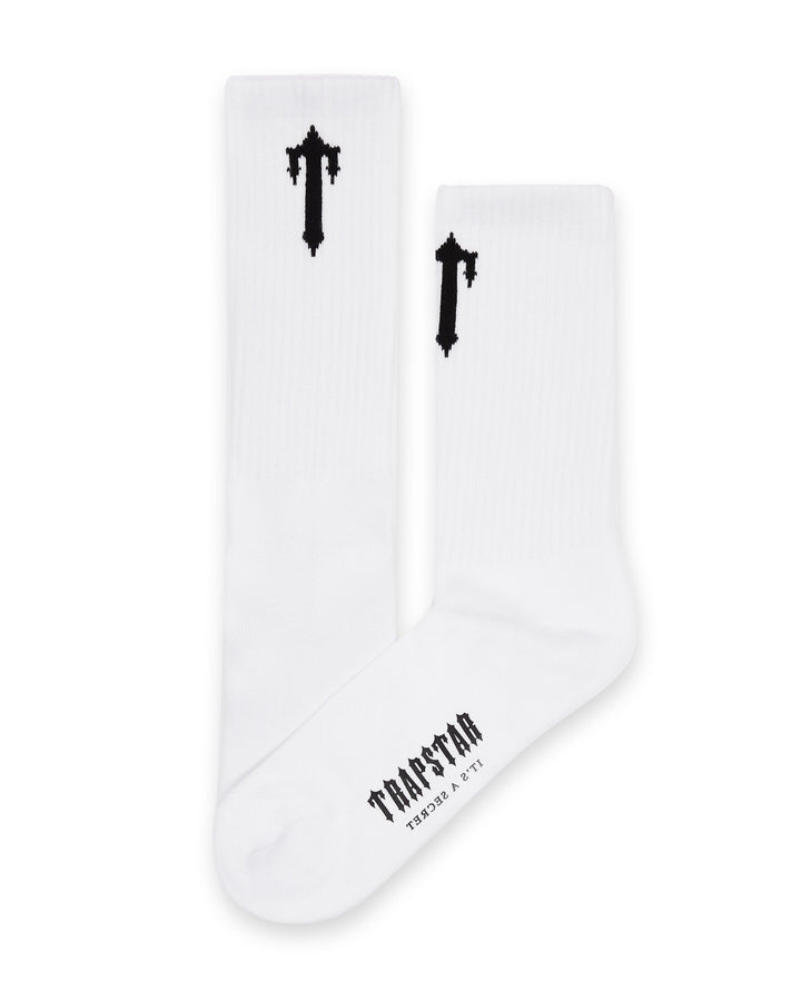 White Mens Trapstar 3 Pack Irongate T Socks | BOW-150348