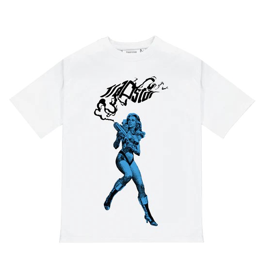 White Mens Trapstar Extraordinery T-Shirt | IWV-150243