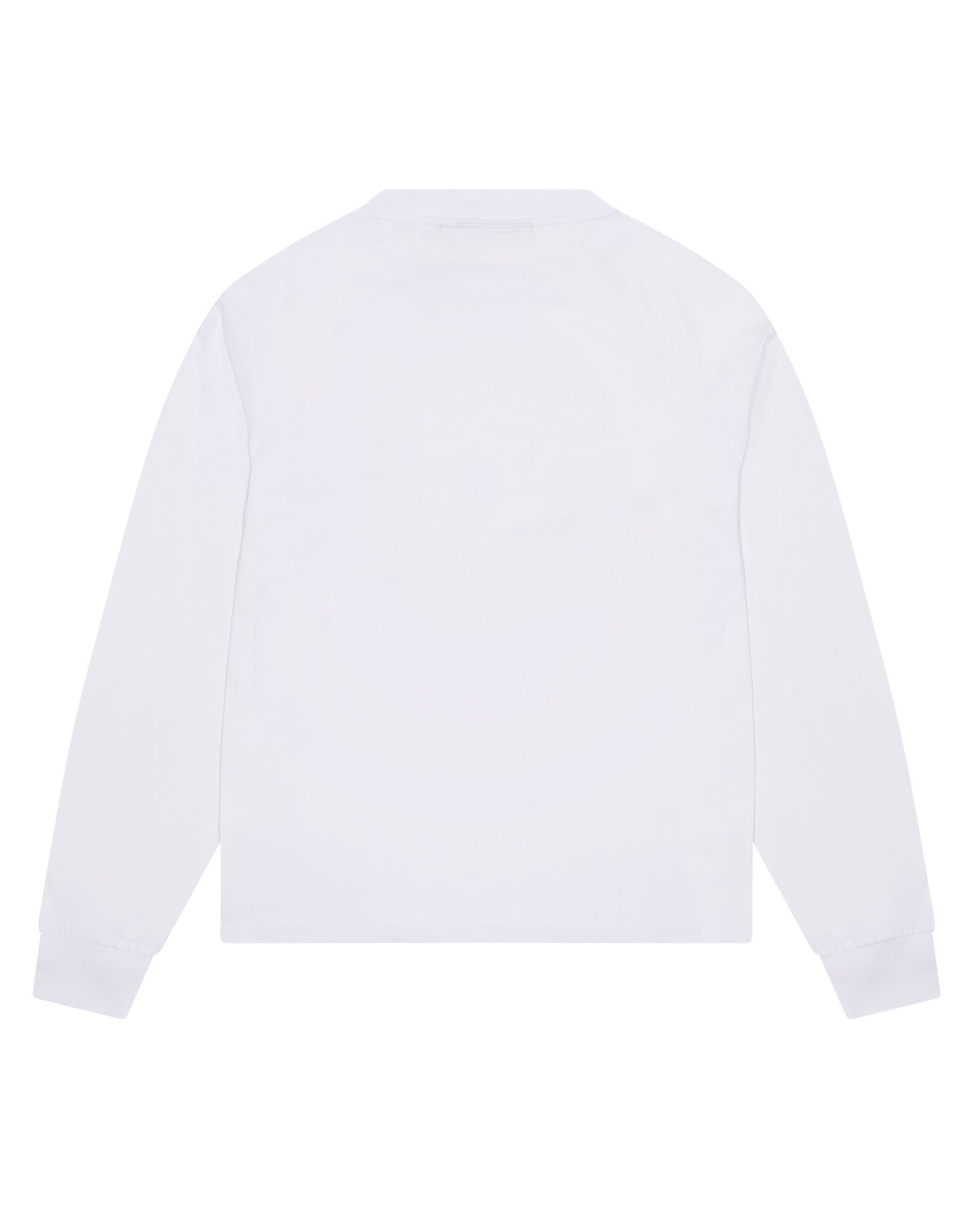 White Mens Trapstar Foundation LS T-Shirt | RQN-780194