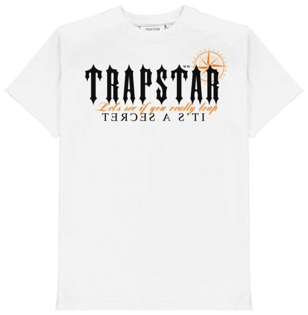 White Mens Trapstar X Central C T-Shirt | XLC-975642