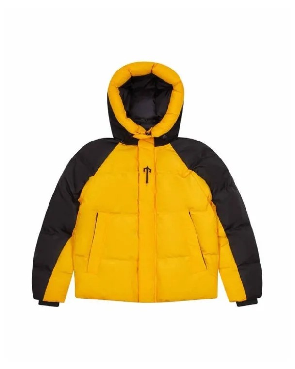 Yellow Mens Trapstar Irongate Arch Aw23 Puffer Jackets | MFQ-516872